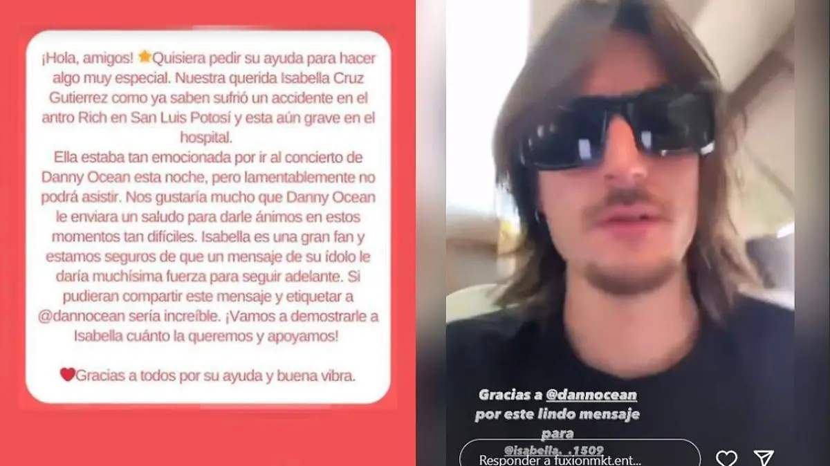 DANNY OCEAN RESPONDE A FAN DE POTOSINA